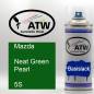 Preview: Mazda, Neat Green Pearl, 5S: 400ml Sprühdose, von ATW Autoteile West.